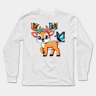 Cute Deer Long Sleeve T-Shirt